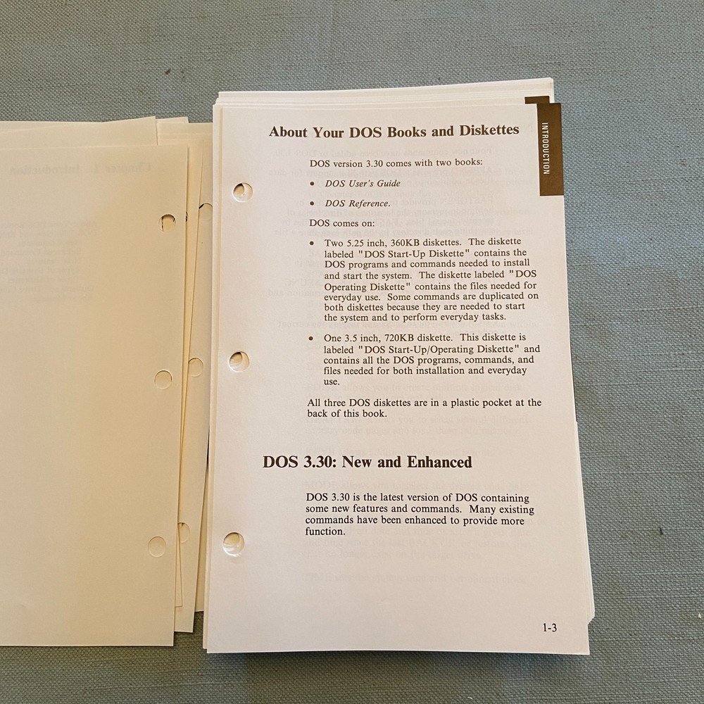 IBM Disk Operating System Version 3.30 Reference 1st Ed. 1987 Programming Family