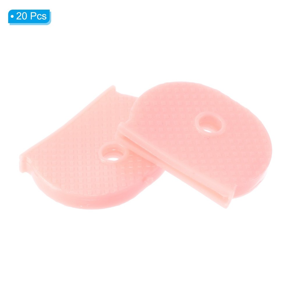 Key Cap Cover, 20 Pack Keys Identifiers Covers Coding Tags Marker Semicircle ...