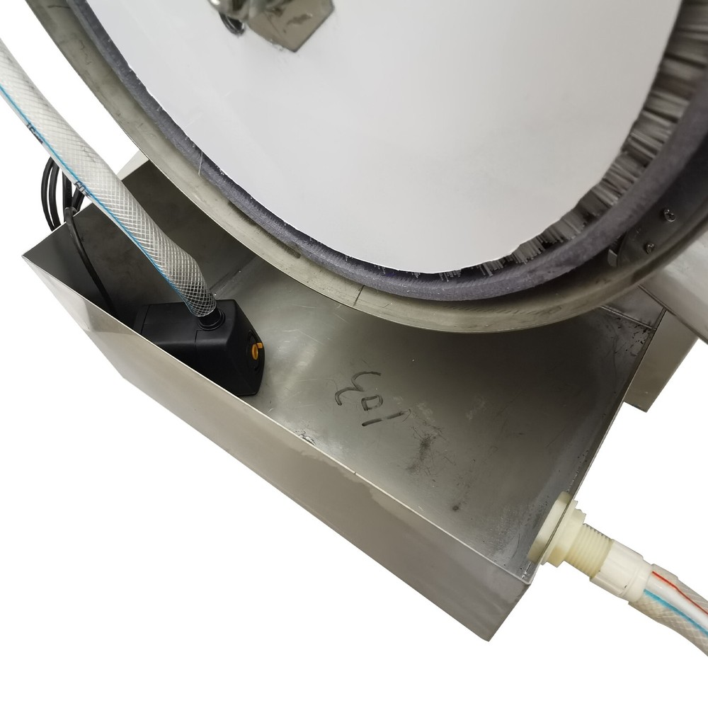 Single Row Electric Egg Shell Washer Cleaner Auto Egg Surface Washing Machine