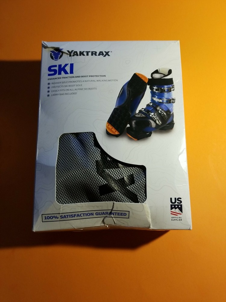 YAKTRAX SKI ENHANCED TRACTION AND BOOT PROTECTION XL PLEASE READ