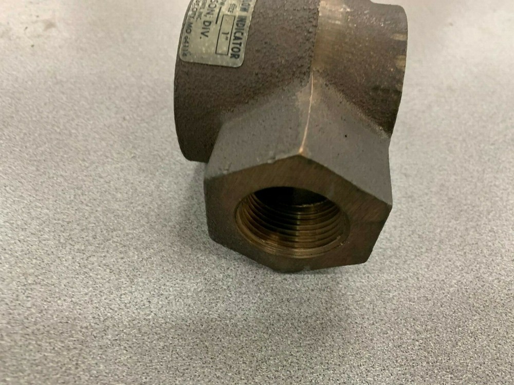 NEW NO BOX W. E. ANDERSON 1" MIDWEST SIGHT FLOW INDICATOR MODEL 100