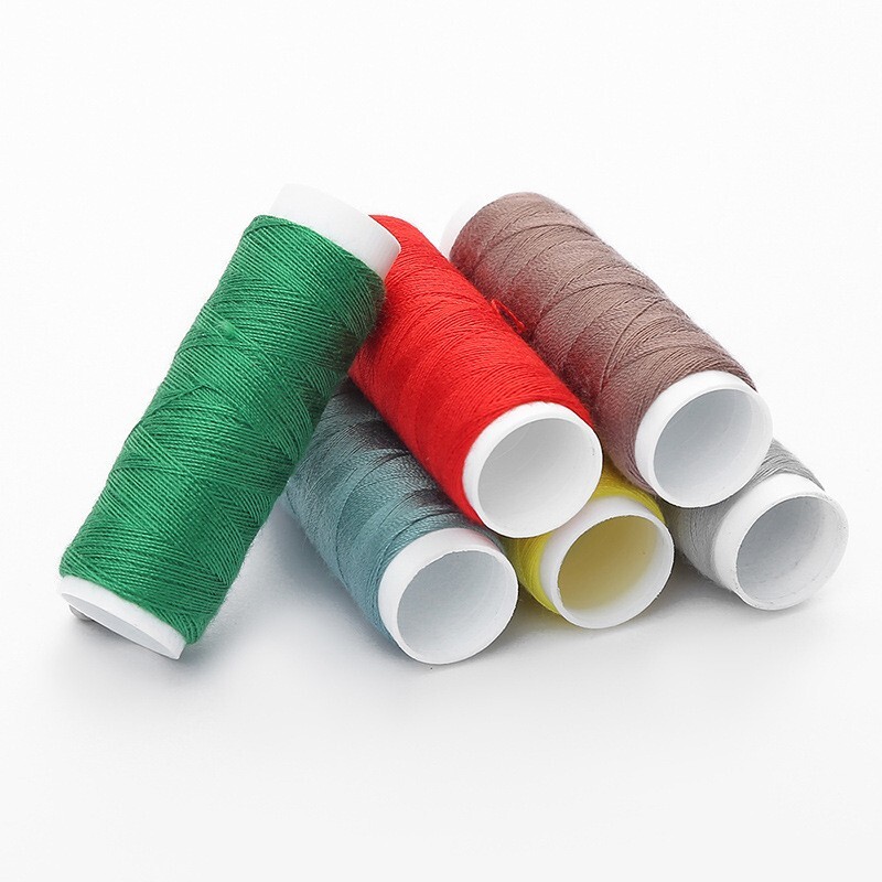 39 Colors Mixed Polyester Spool Sewing Thread Kit Storage box 109 Yards/roll