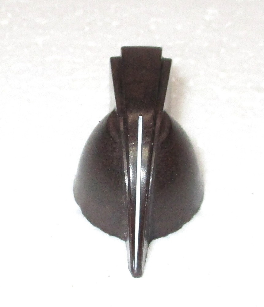 One Cornell Dublier Decade Capacitor Box Replacement Brown Chicken Head Knob