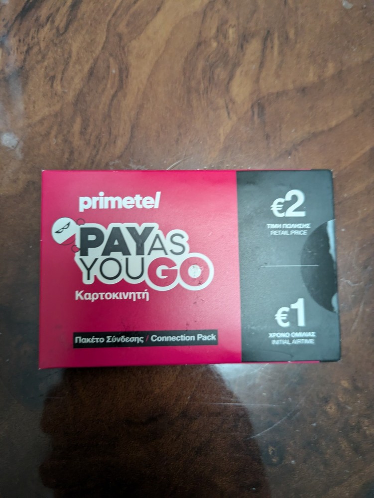 Primetel Simcard - Cyprus +357
