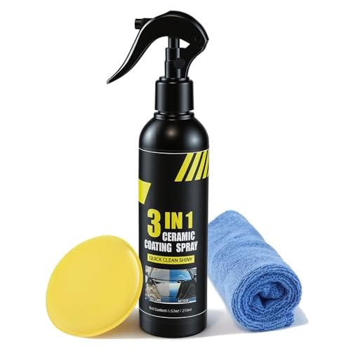Quick Effect 3-in-1 Ceramic Coating Spray - Quick Coating Agent for Cars &