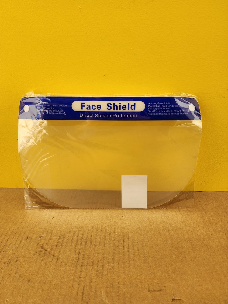NEW Direct Splash Protection Face Shield (200/box)