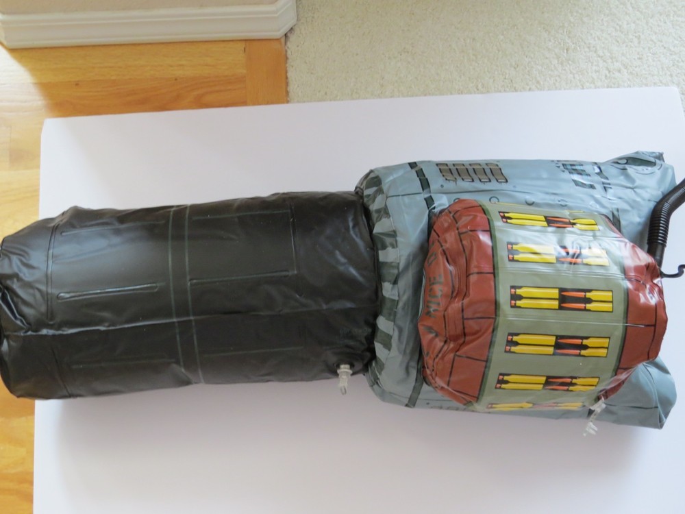 THINKGEEK Inflatable Minigun ARM ! Tested