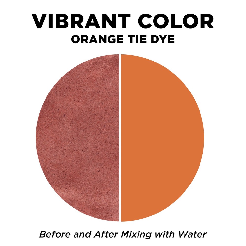 Orange Tie-Dye Kit Refill Packs for Vibrant DIY Projects