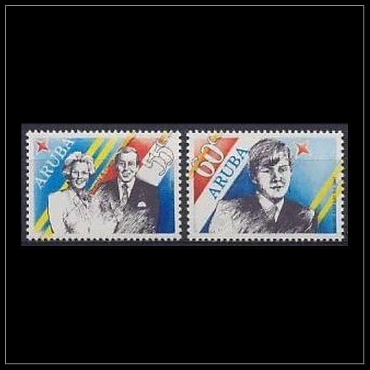 Aruba Issue 1987 (22-23) Royalty