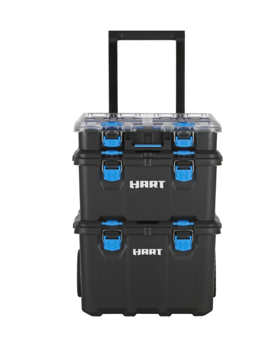HART Stack System, Mobile Tool Storage and Organization, Black  Blue