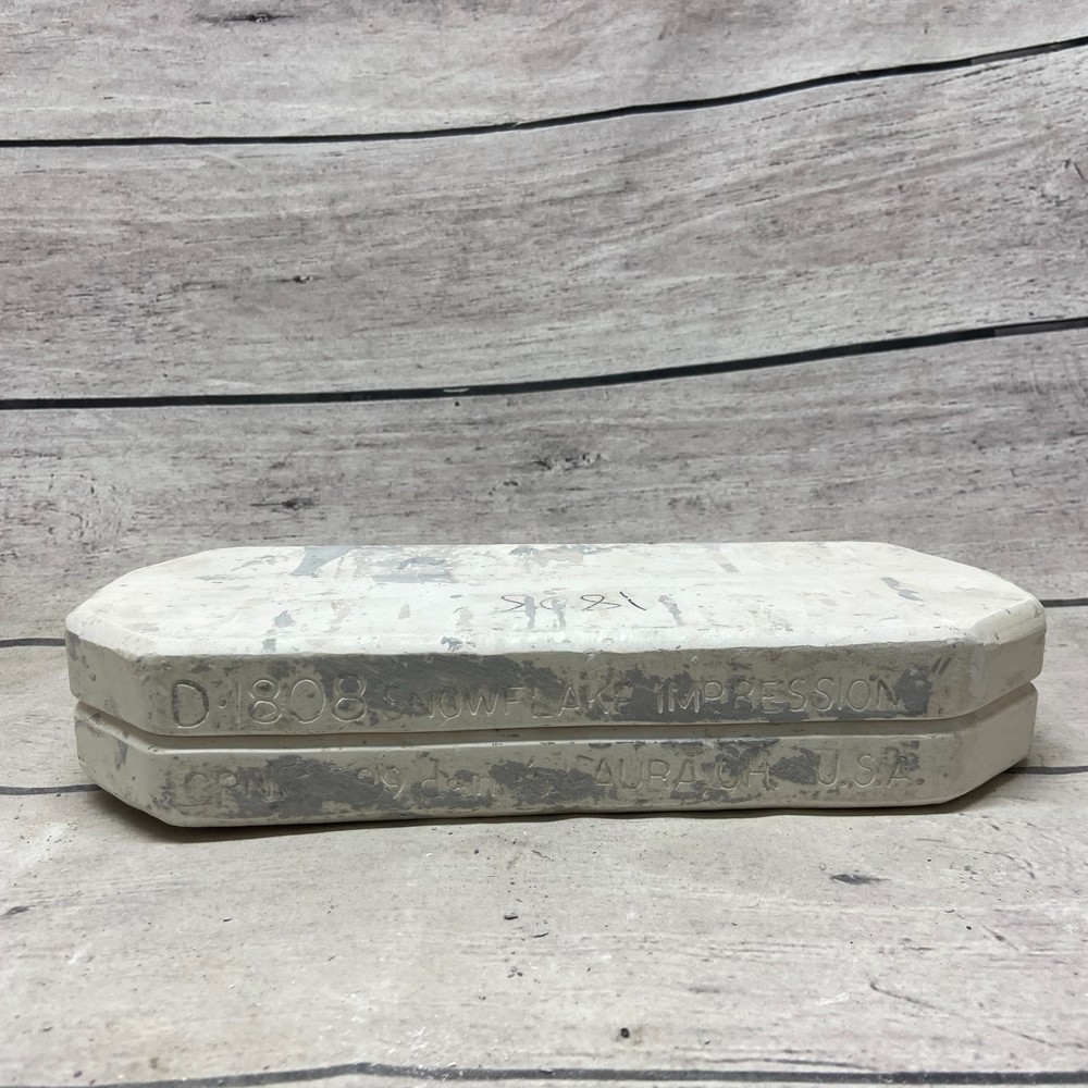 Dona’s Molds Ceramic Casting Mold Snowflake Impression #D-1808