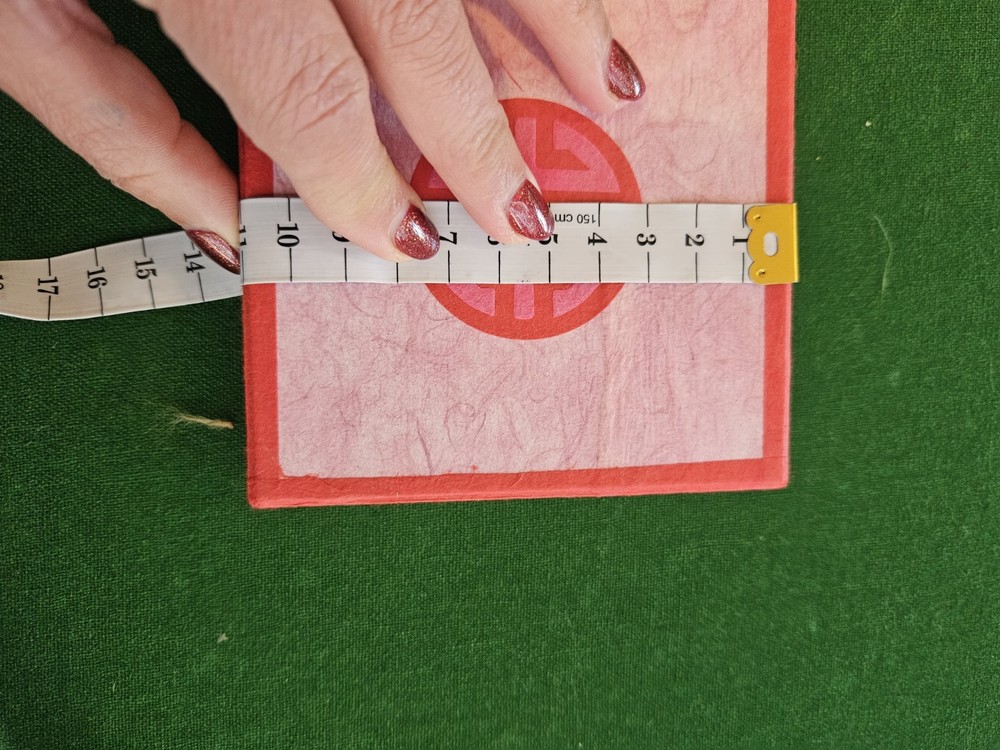 Korea Coaster 5x Colorful Fabric in Original Box Patchwork Pattern