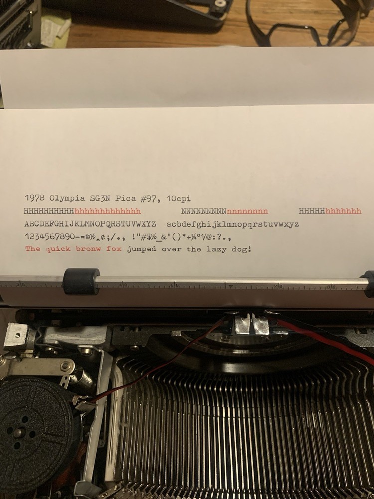 Olympia SG3N Typewriter