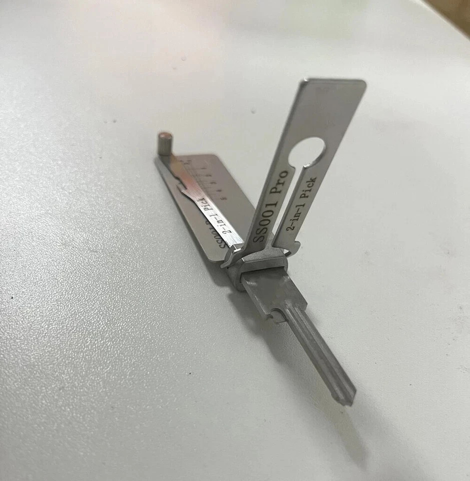 Key Decoder Perfect Match For Key Picking Hook Tool Stainless Steel SS001 PRO