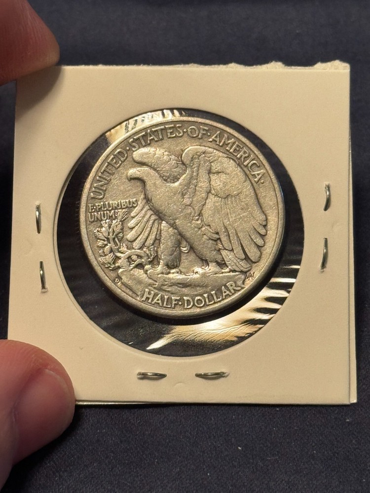1937 D Walking Liberty Half Dollar