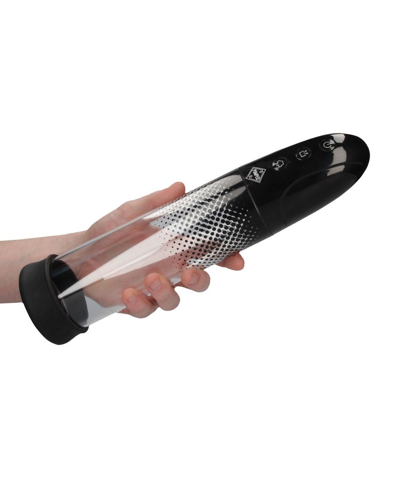 Shots Pumped Automatic Rechargeable Luv Pump Black