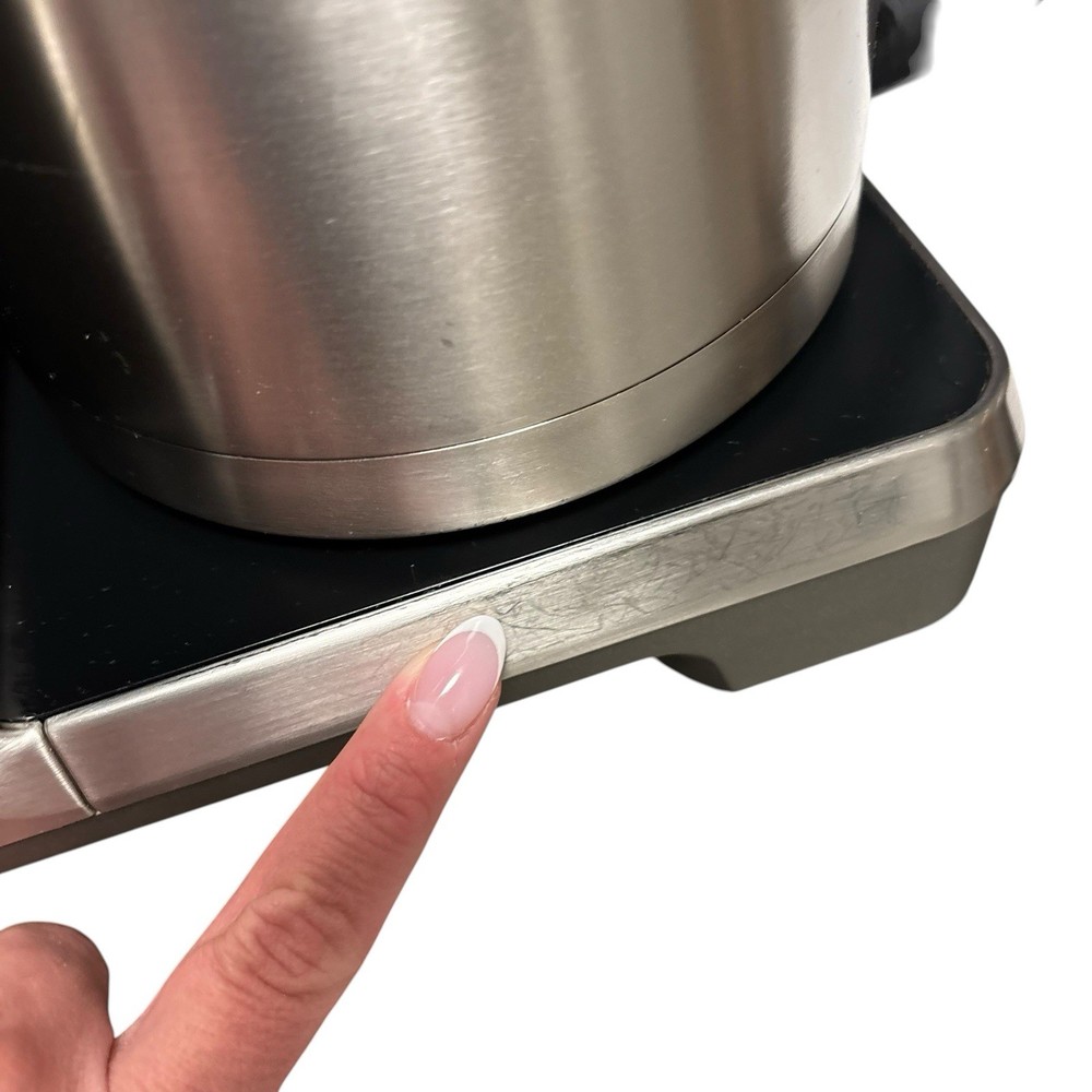 Wolf Gourmet Programmable Coffee Maker WGCM100S Auto Drip System Red Knobs READ