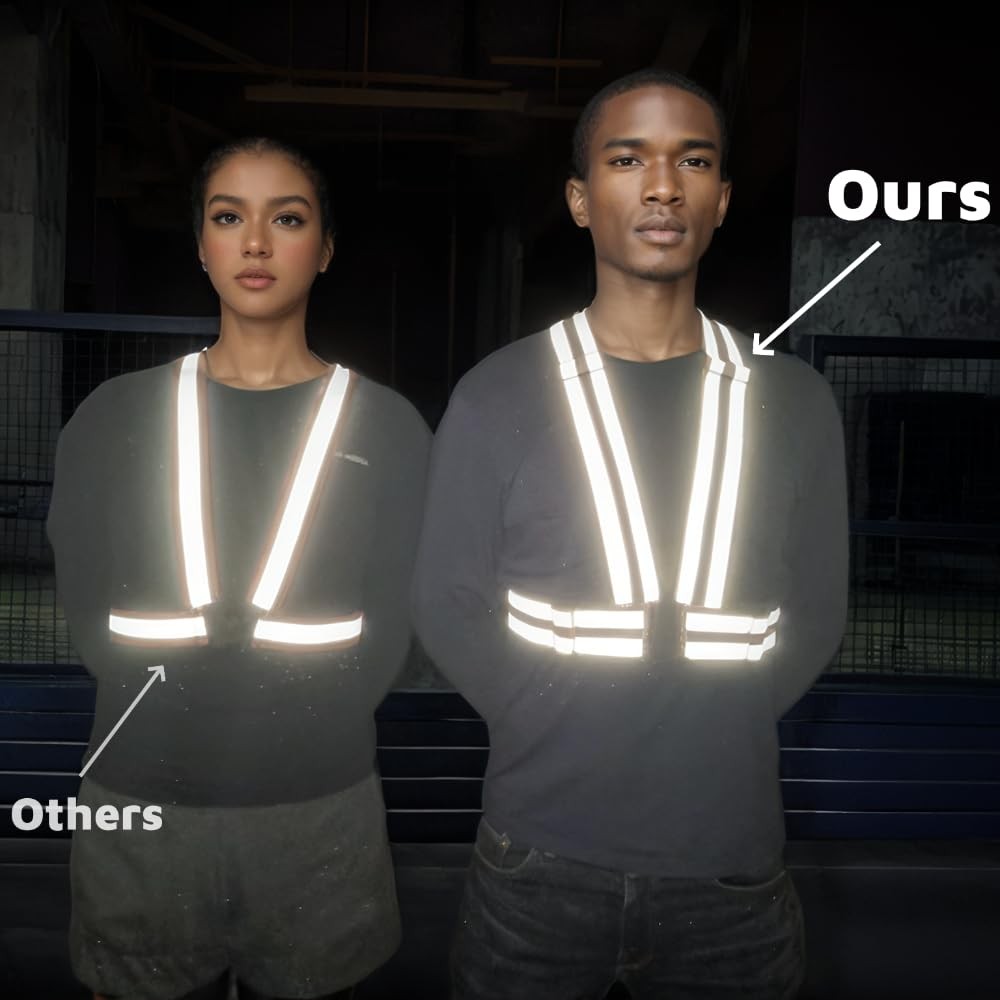 IDOU High Visibility Reflective Safety Vest | Lightweight,Adjustable & Elasti...
