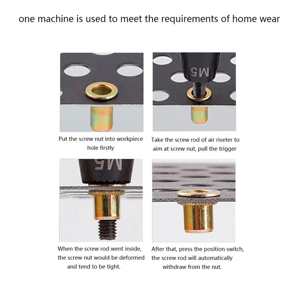 (KP-7322)Pneumatic Riveting Pull Nut Automatic Air Riveter Nut Tool NY