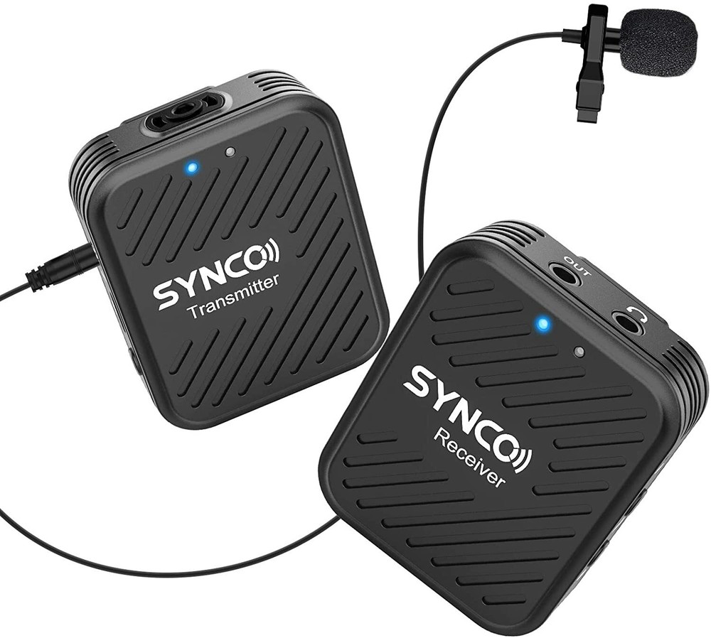 SYNCO G1(A1) Wireless Microphone System with Transmitter Receiver Kit For Camera