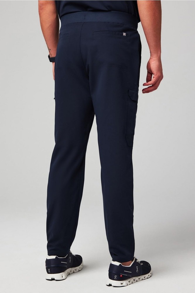 Fabletics Men's Equip Cargo Scrub Pant - MotionTech, 4-Way Stretch, Wrinkle-R...