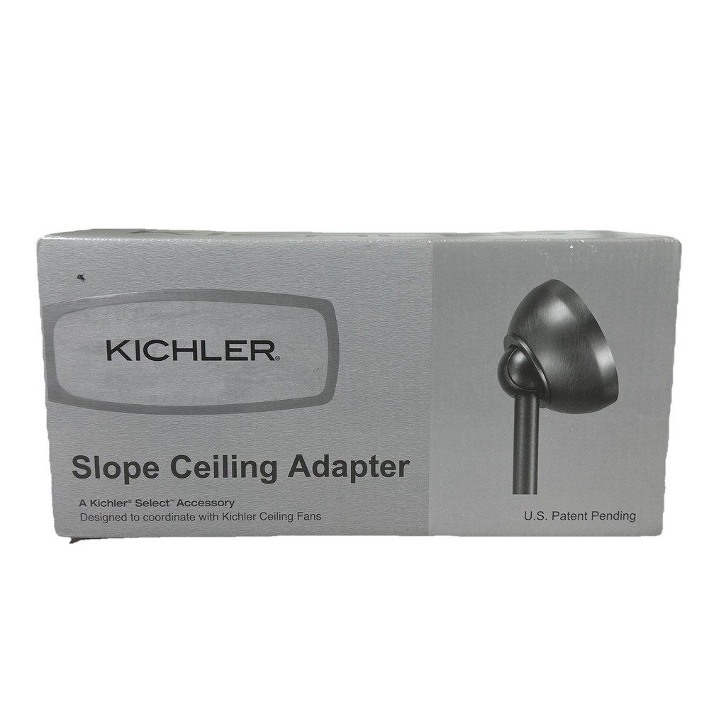 Kichler Slope Adapter, Distressed Black - 337005DBK