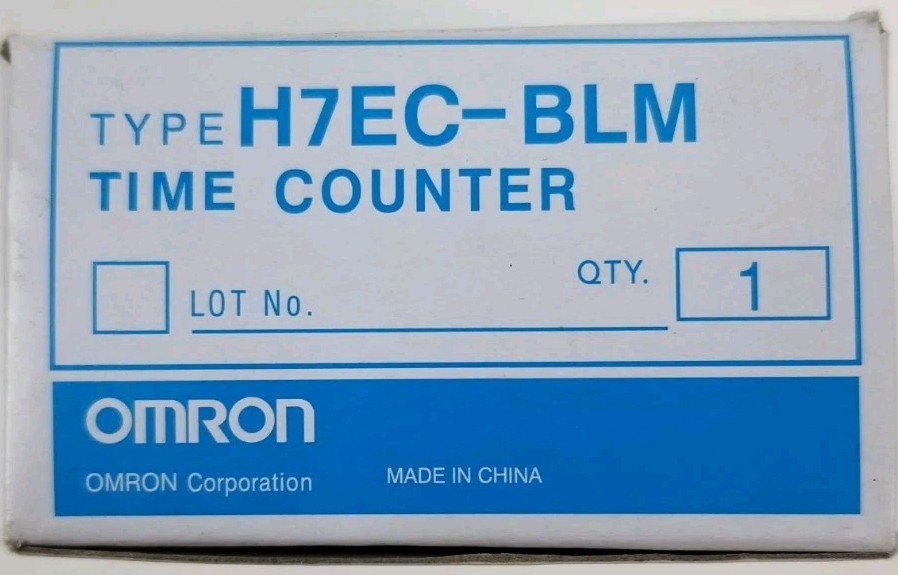Omron H7EC-BLM Time/Count Totalizer 4.5 to 30 VDC NEW