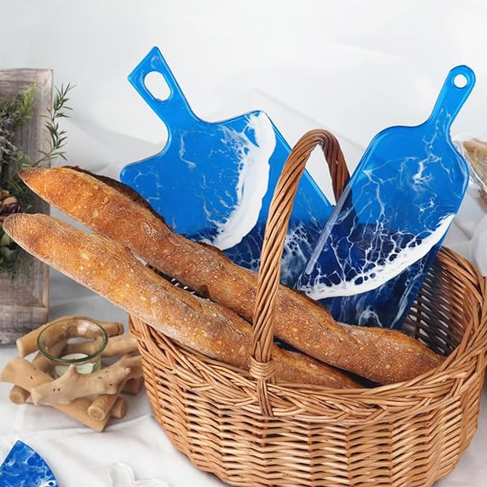 Cheese Board Epoxy Resin Mold with Rectangular Boards (Set of 2)