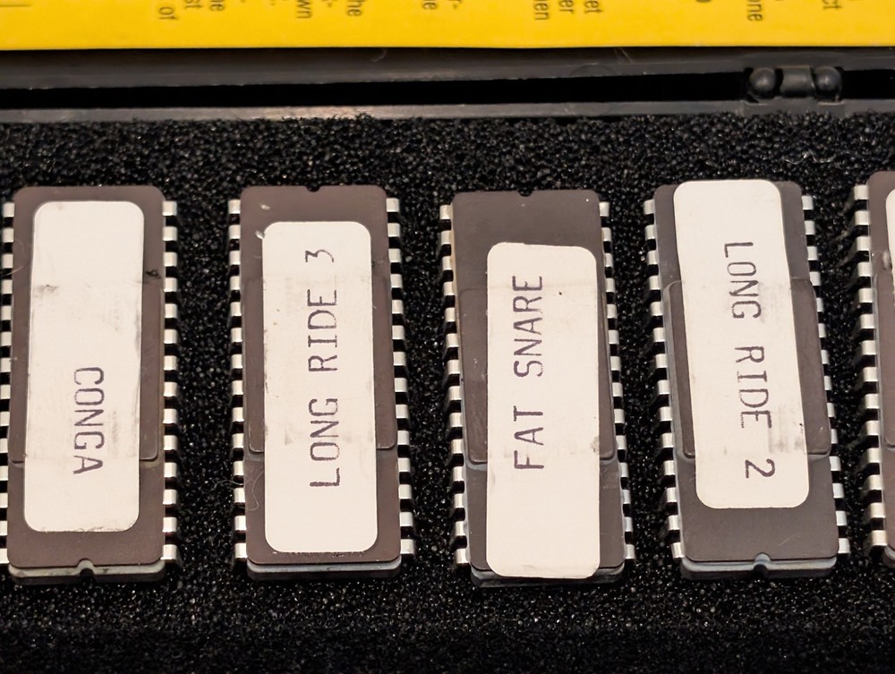 Oberheim DX Sound kit Eprom Chips