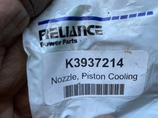 K3937214 RELIANCE PISTON COOLING NOZZLE