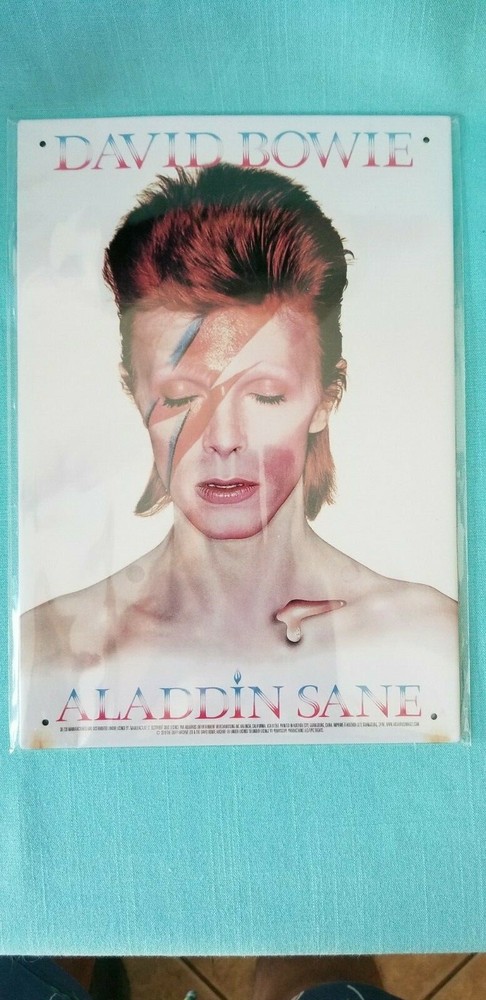 DAVID BOWIE / "ALADDIN SANE"  TIN SIGN  NEW