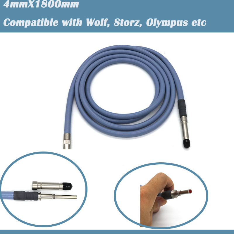 Fiber Optic Light Cable Endoscopy Laparoscopy Fit connection