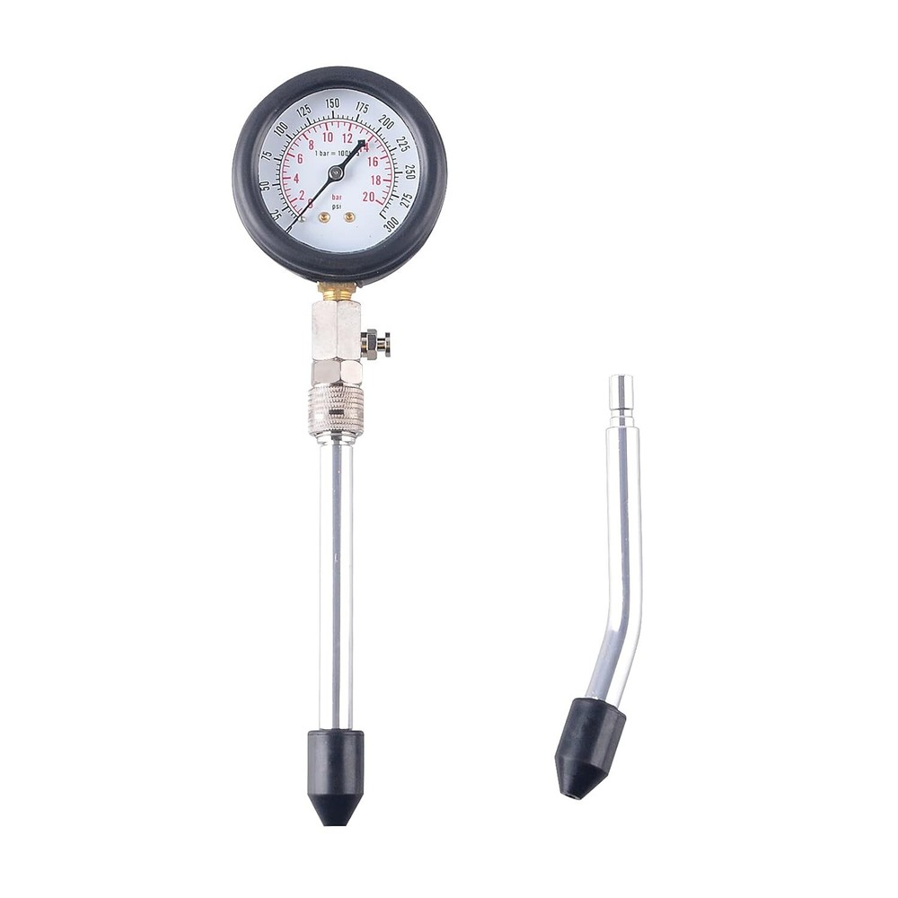 Petrol Engine Compression Tester Kit - Automotive and Motorcycle - Carry Case