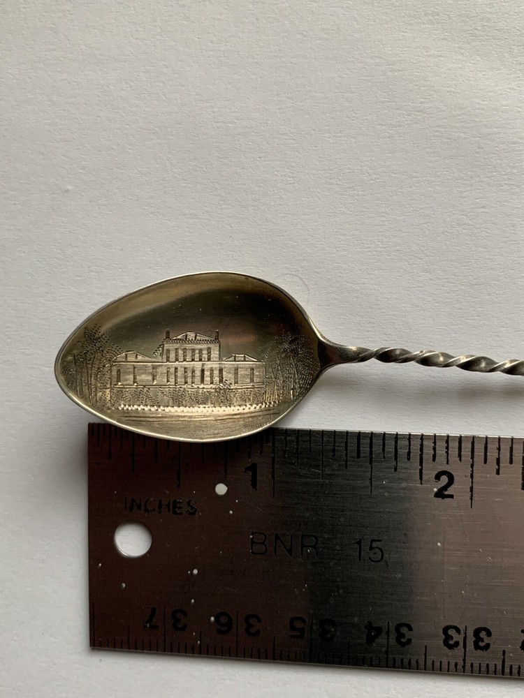 Vintage Historical Sterling Silver Spoon