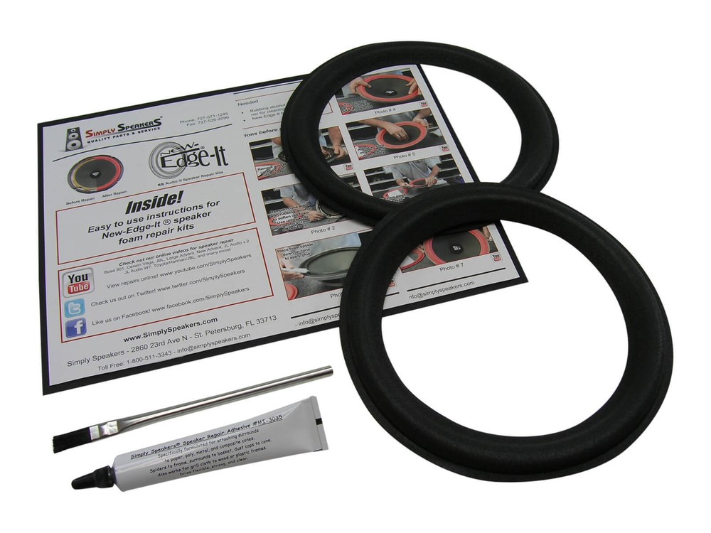 Paisley REF 1, REF 2, Model 2 & 20 Filleted Edge 8" Speaker Repair Kit (Pair)