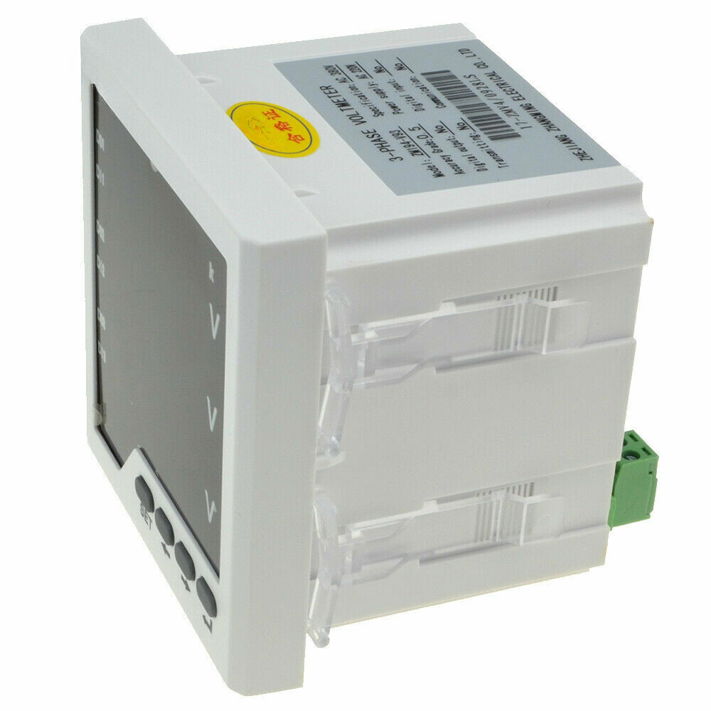 96x96mm Three-phase AC Voltage Meter Intelligent Digital Display Voltmeter