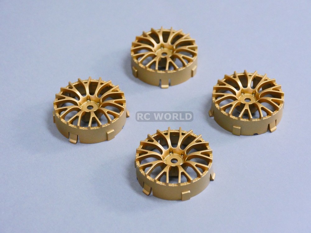 Tetsujin DAISY Wheels INSERTS Disk Adjustable Offset - MATTE BLACK - 4 pcs