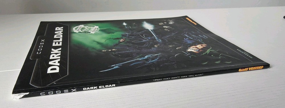 Dark Eldar 2nd Edition Softcover Codex Warhammer 40K Rulebook Games Workshop