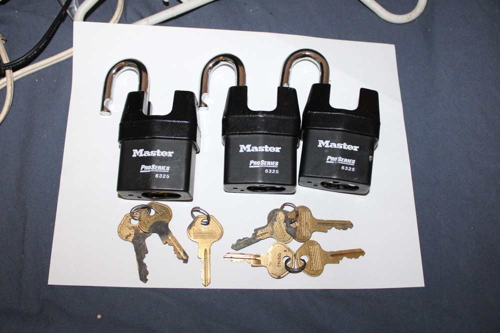 Master Lock Pro Series - High Security Padlocks Keyed Alike 3 Locks