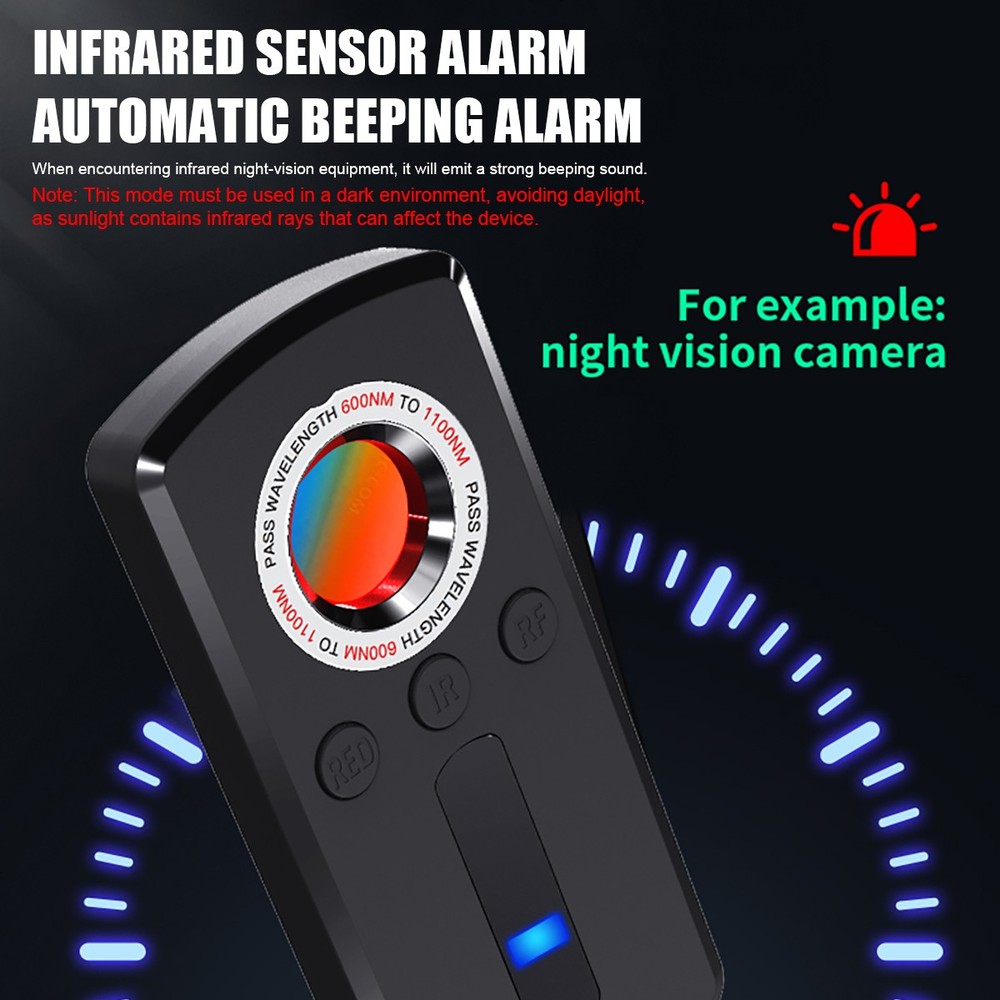 Anti-Spy Hidden Camera Wireless Detector Bug GPS Tracker Finder Scanner Device_