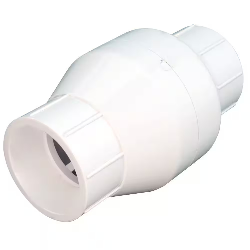 2 In. PVC Solvent Weld Check Valve