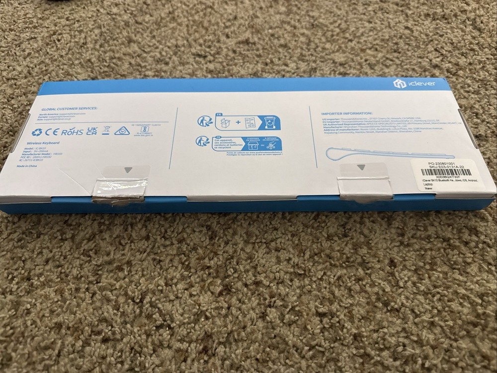 Wireless Keyboard and Mouse, Vssoplor Rechargeable-Bluetooth Keyboard, USB Mouse