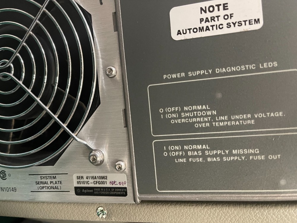 HP Agilent 8510C Display Processor for Network Analyzer System _3031A-06311