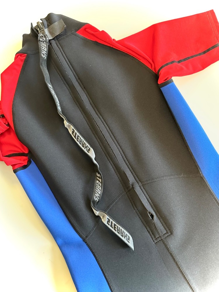 *STEARNS* Performance Shorty WETSUIT sz L Red, Blue,Black EXCEL