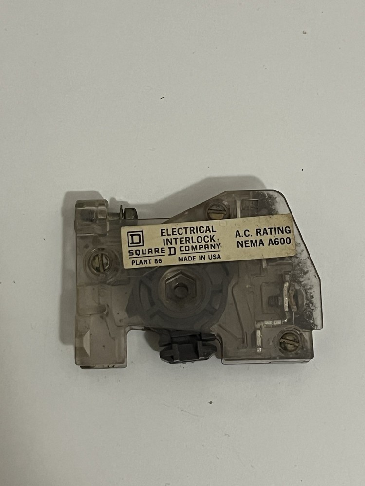 Square D 9999SX-7 Electrical Interlock Server B NEMA A600