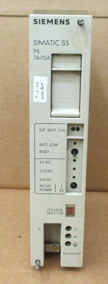 SIEMENS DIN-41752 MODULAR POWER SUPPLY