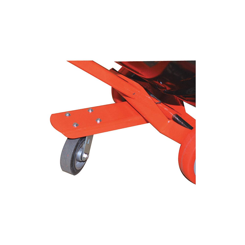 WESCO 240210 Third Wheel,Orange,Polyurethane 445K79