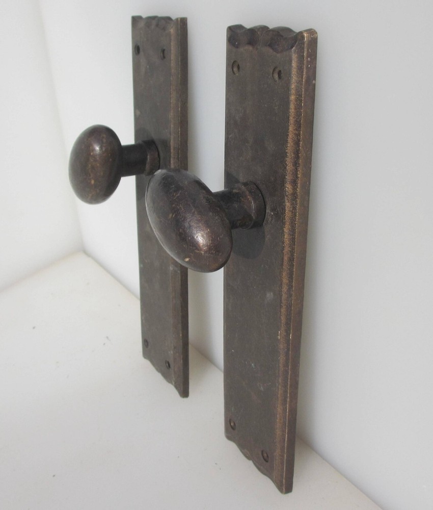 Brass Door Knobs Handles Pulls Old Plates Antique STYLE