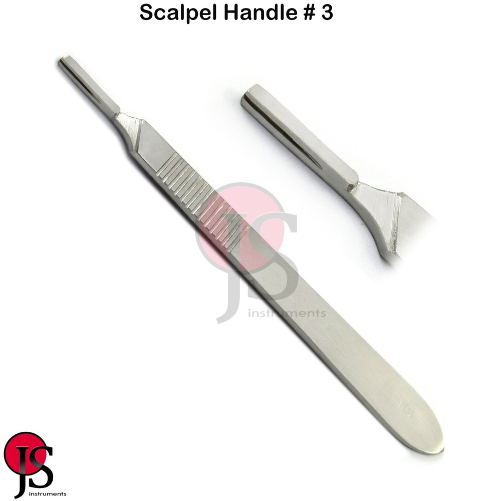 Surgical Scalpel Handle No.3 Dental Gingival Tissue Dissection Verterinary Tools