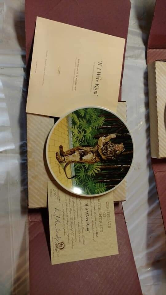 wizard of oz plate set